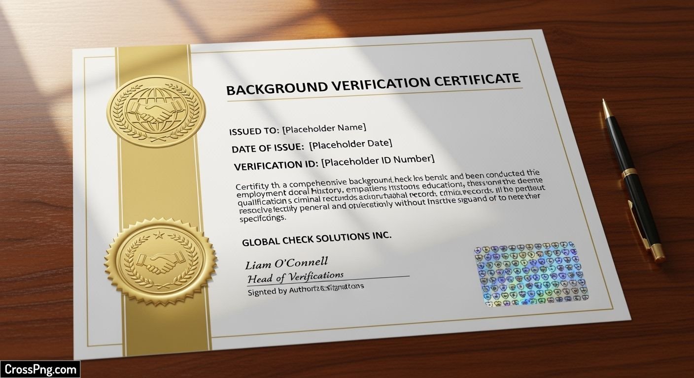 Background verification certificate image 3