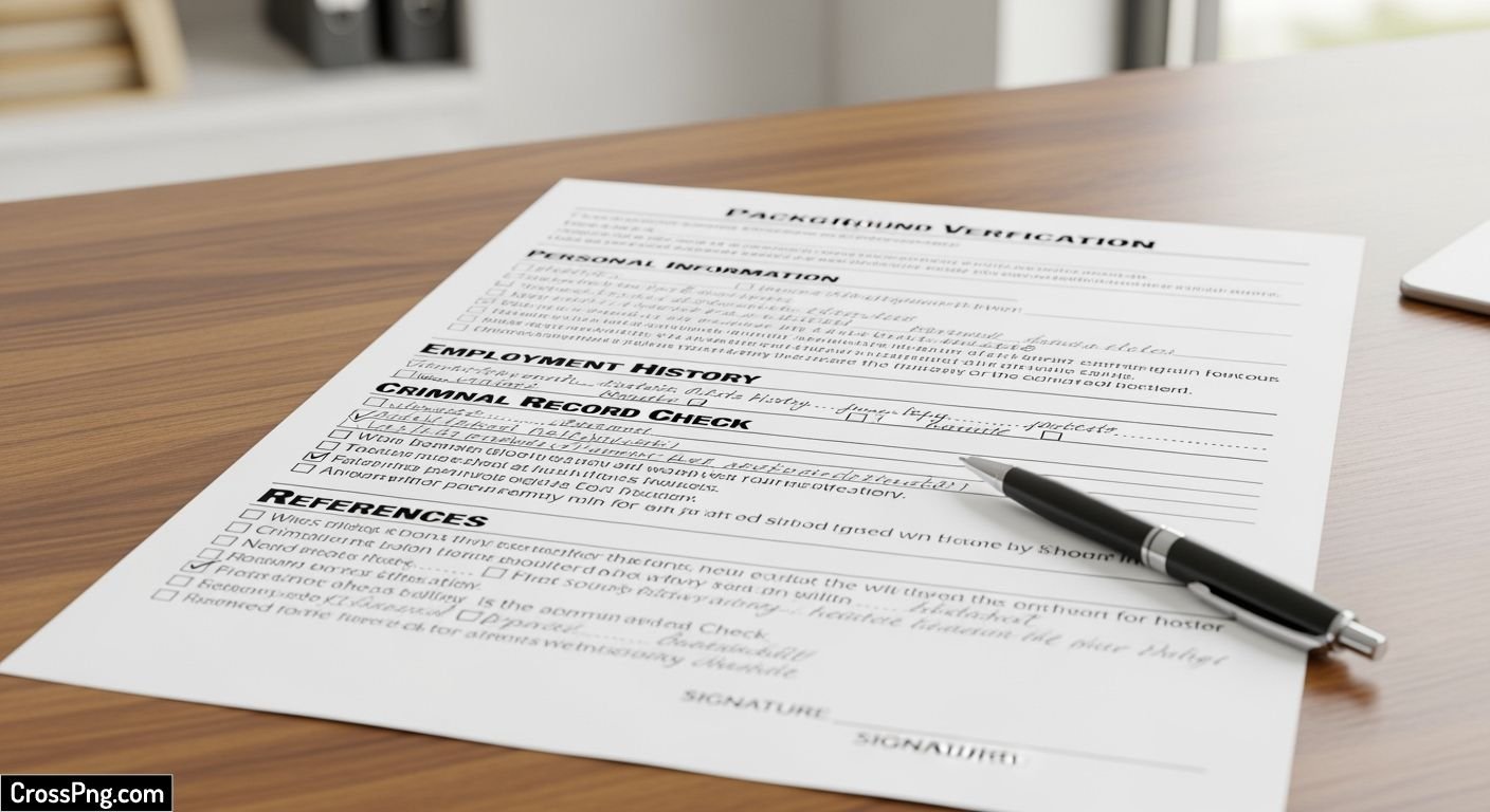 Background verification form image 3