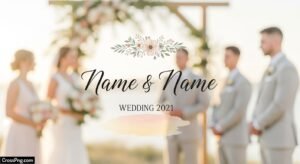 Background wedding album cover design image
