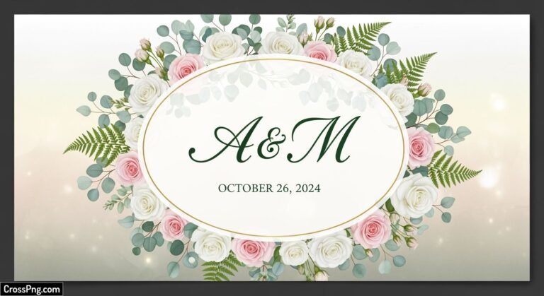 Background wedding banner design image 3