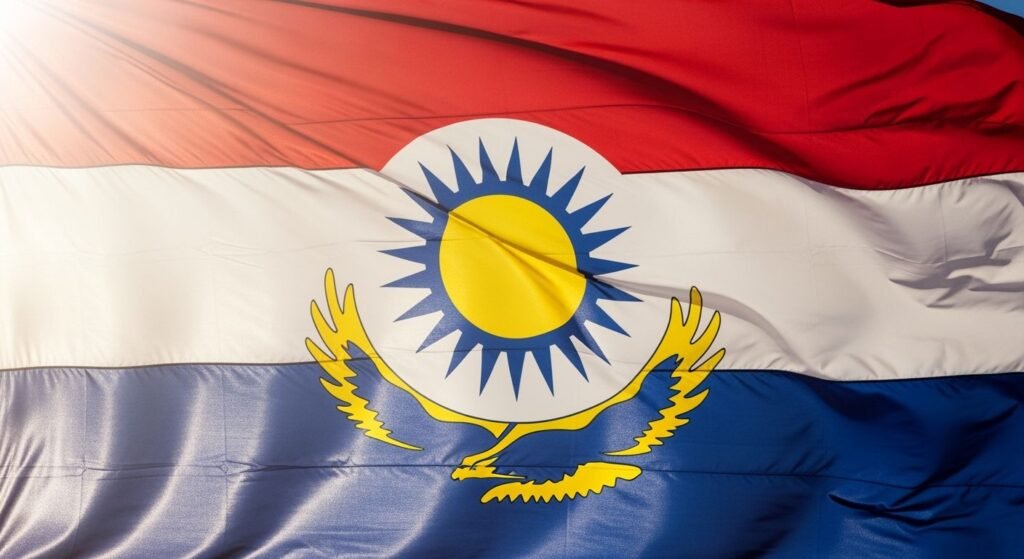 Background with flag image 2