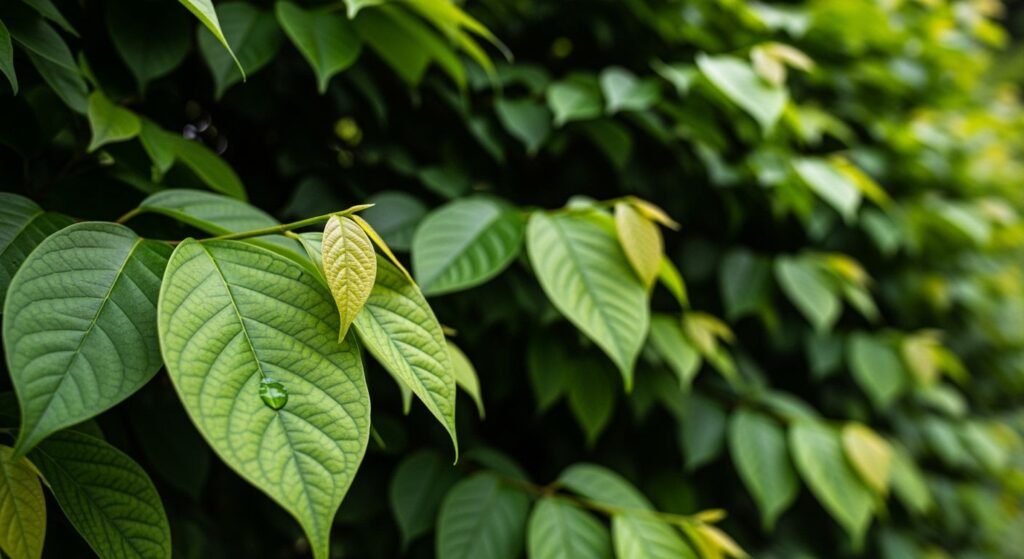 Background with leaf image