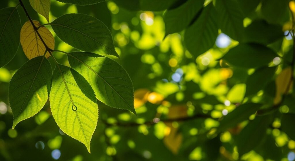 Background with leaf image 3