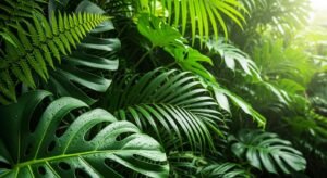 Background with leaf image 4