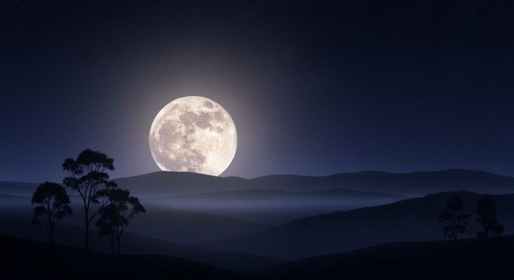 Background with moon image 4