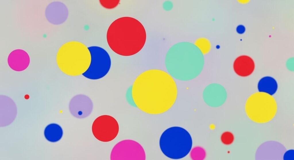 Background with polka dots image