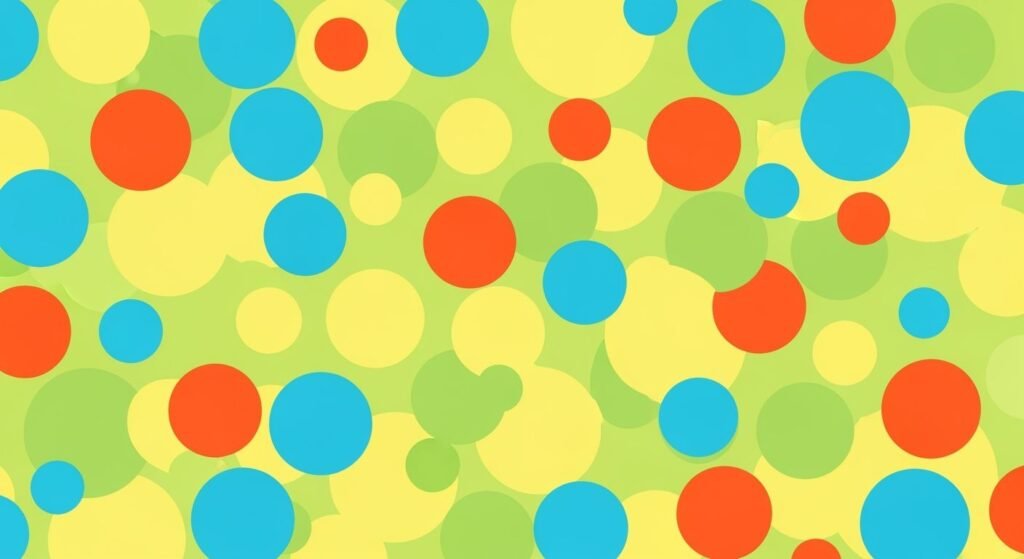 Background with polka dots image 4