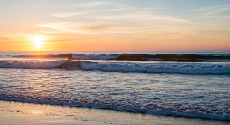 Background with waves image 3