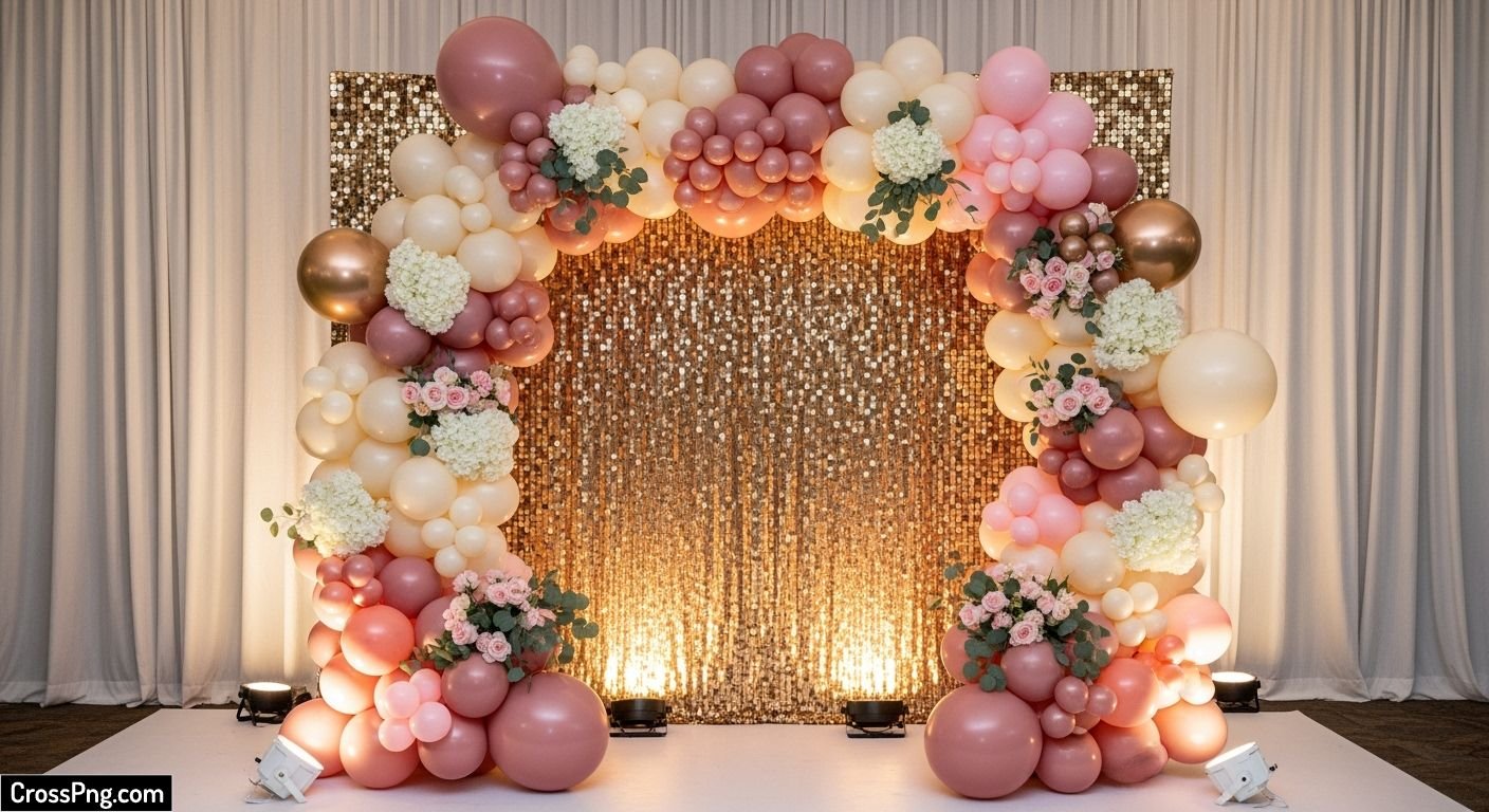 Balloon background decoration image 2