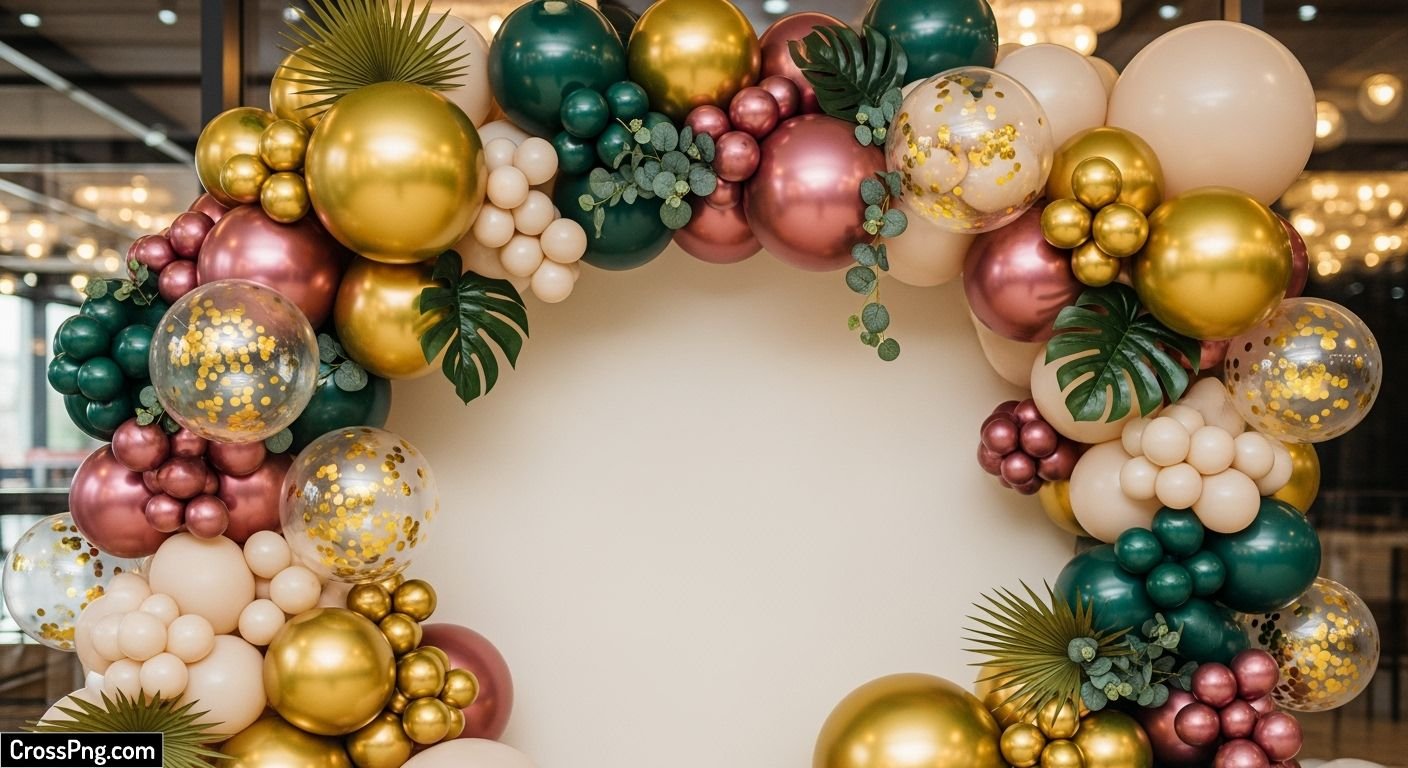 Balloon decoration background image 3