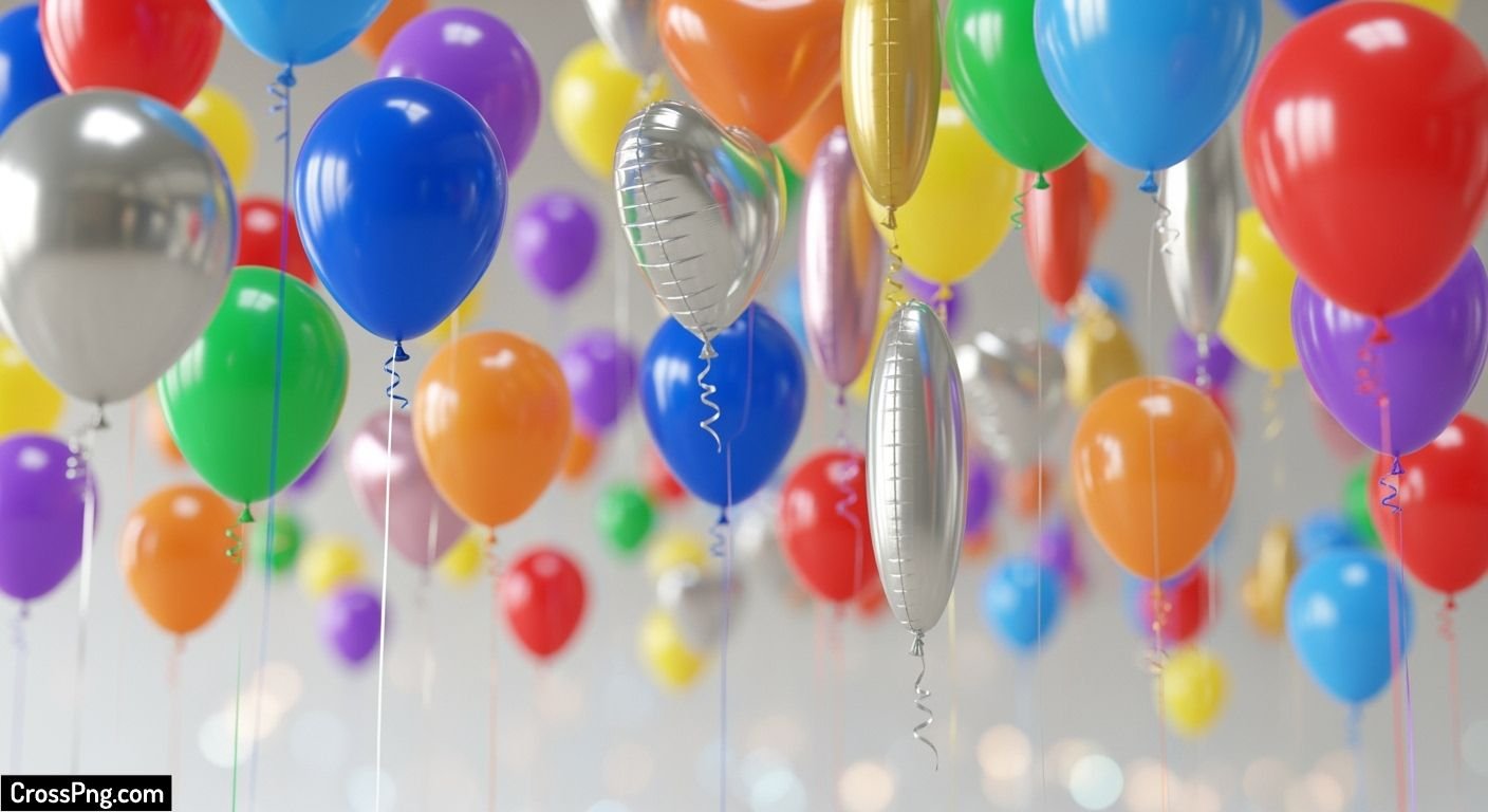 Balloons background hd image 2