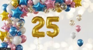 Balloons birthday background image