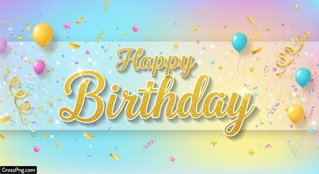 Banner background happy birthday image