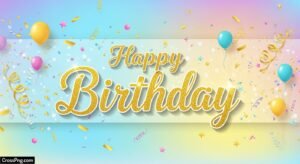 Banner background happy birthday image