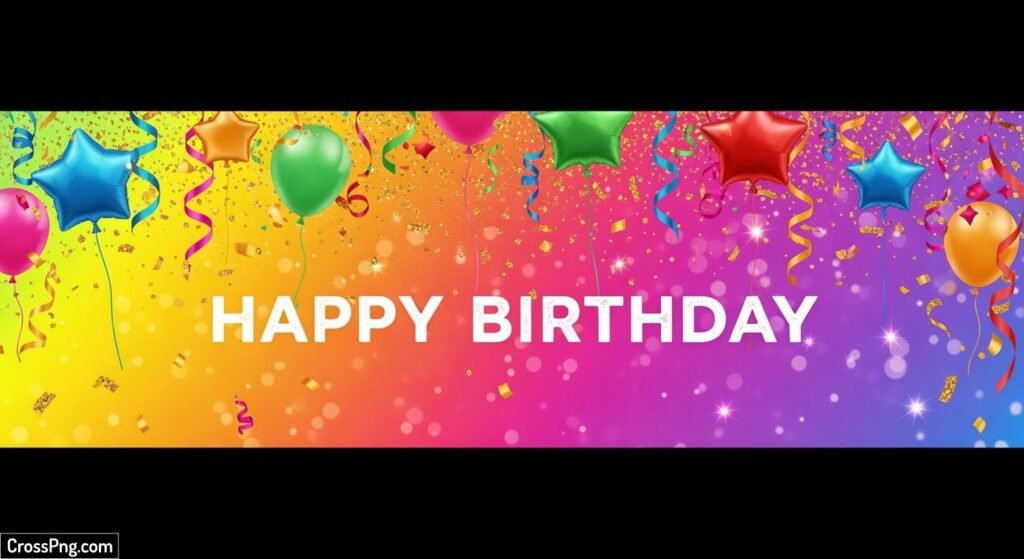 Banner background happy birthday image 3
