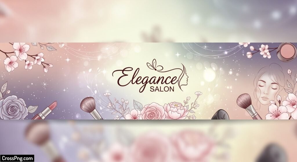 Banner beauty parlour background image