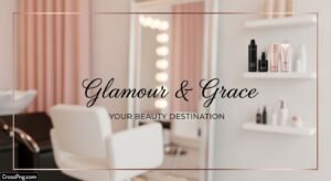Banner beauty parlour background image