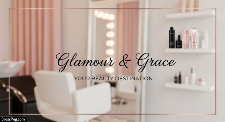 Banner beauty parlour background image