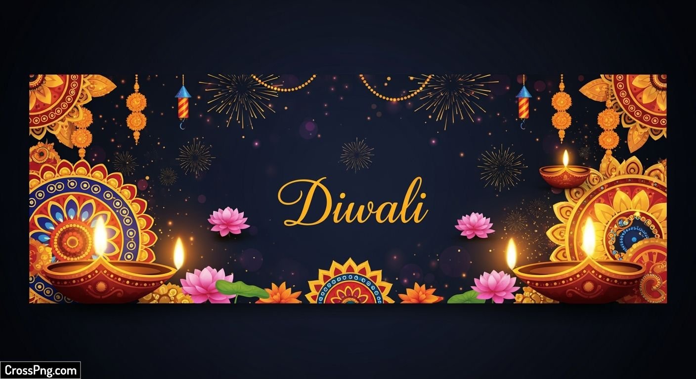 Banner diwali background hd image