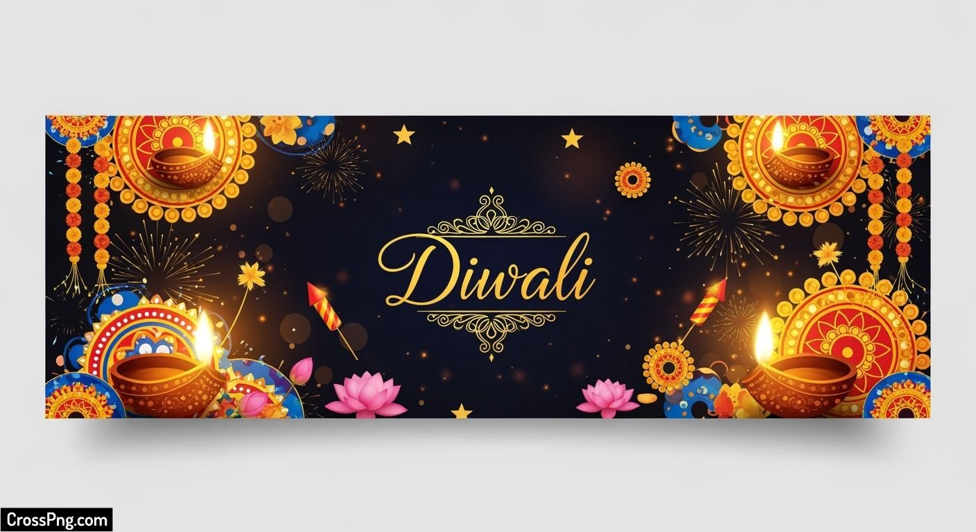 Banner diwali background hd image 3