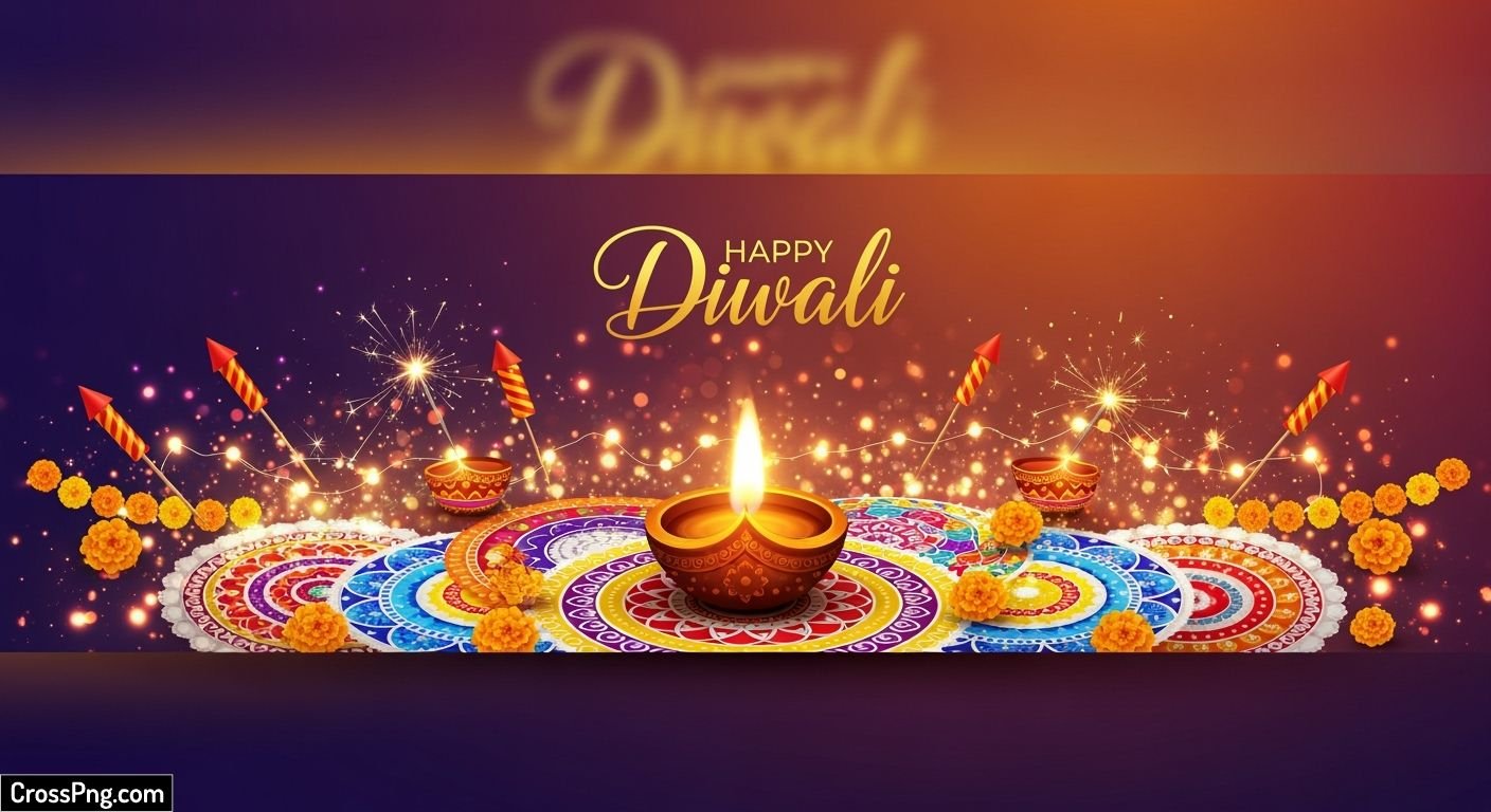 Banner diwali background hd image