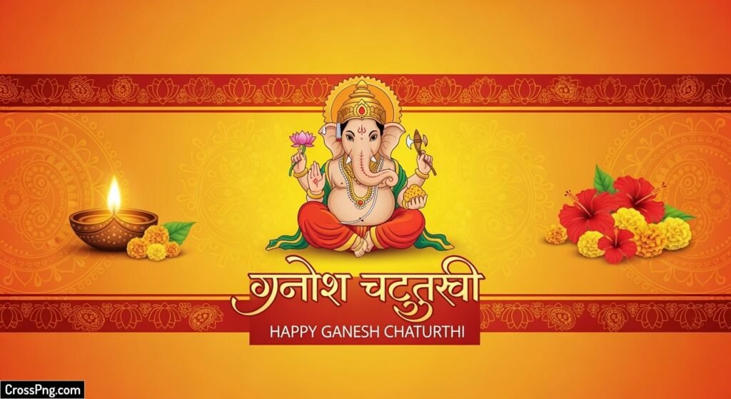 Banner ganesh chaturthi background image