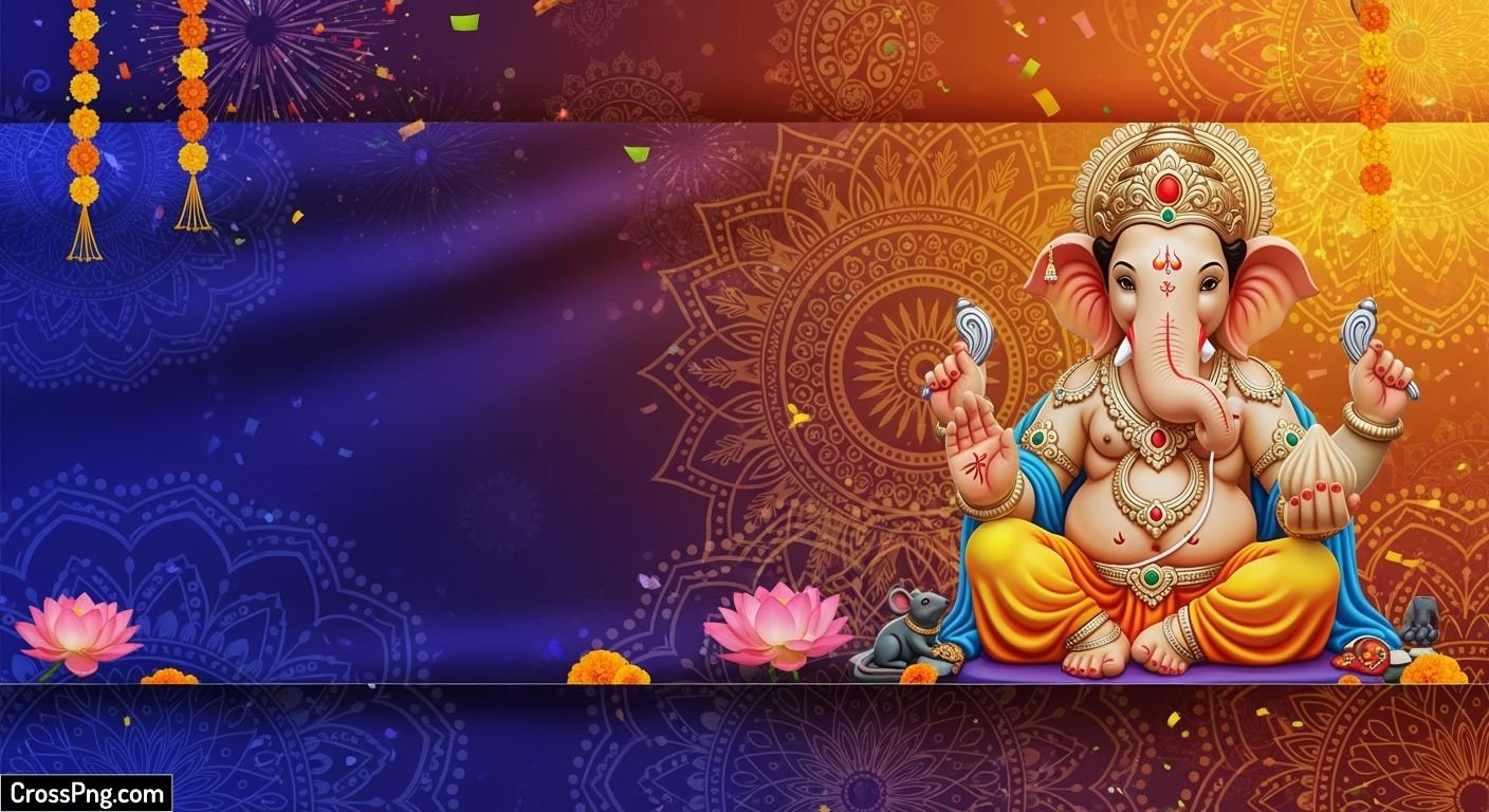 Banner ganpati background image 2