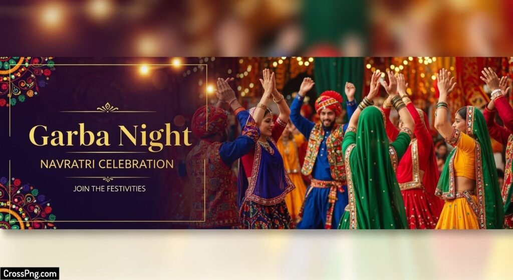 Banner garba background image