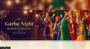 Banner garba background image