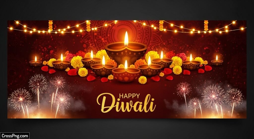 Banner high resolution diwali background hd image