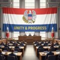 Banner political congress background