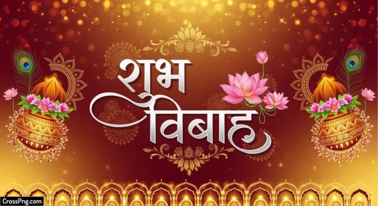 Banner shubh vivah background hd image 2