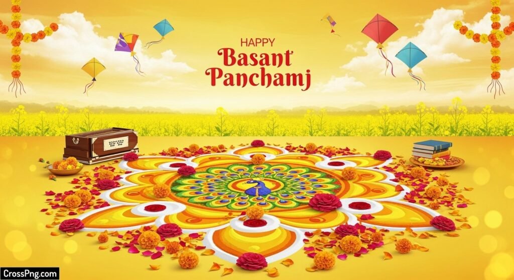 Basant panchami background image
