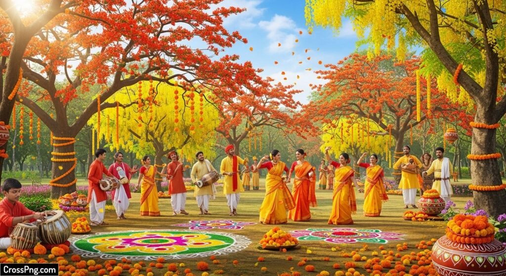 Basanta utsav background image