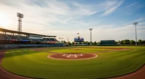 Baseball field background image 4