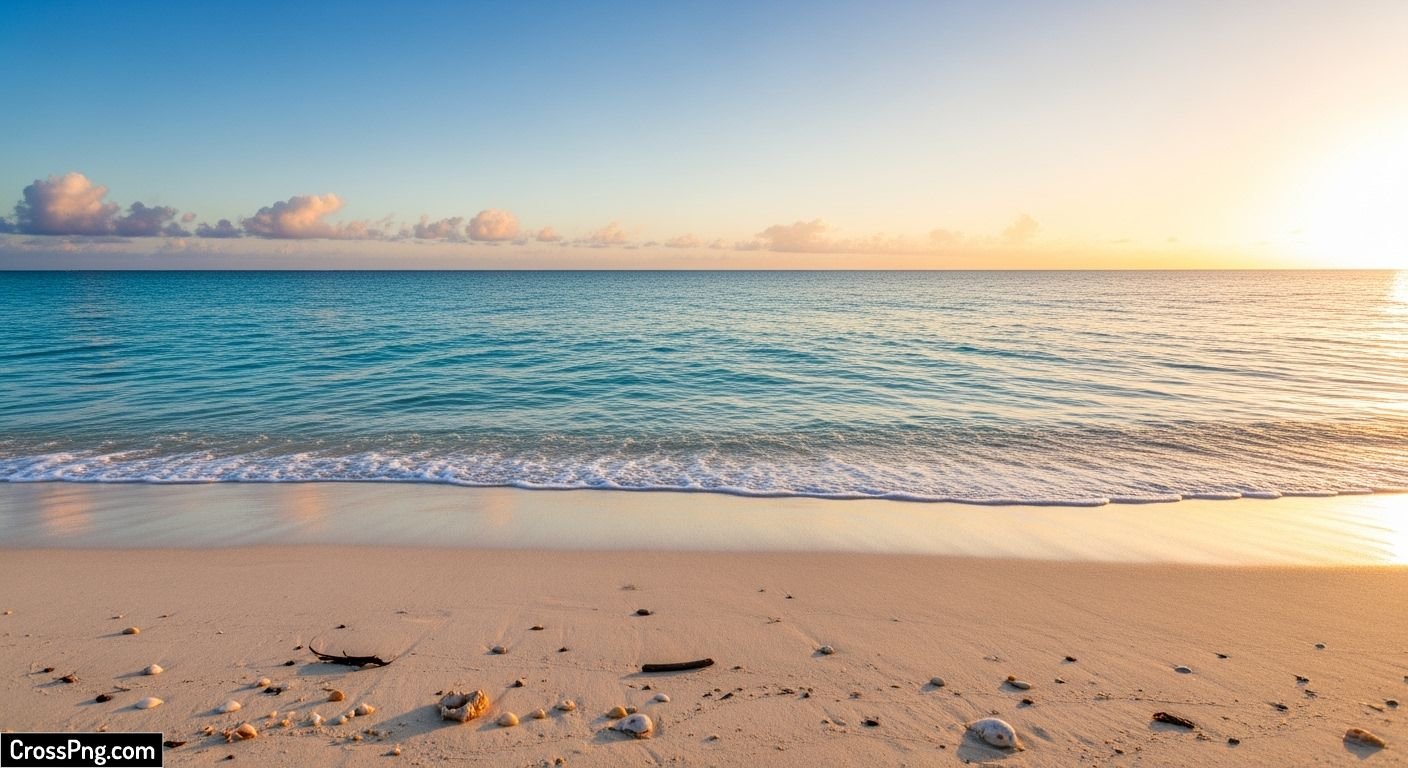 Beach background for editing image
