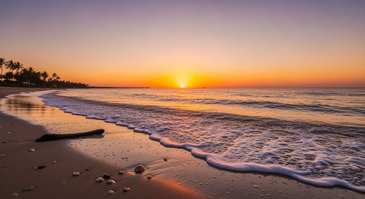 Beach background for phone image 3