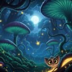Beautiful dreamy cartoon pixar dark image 2