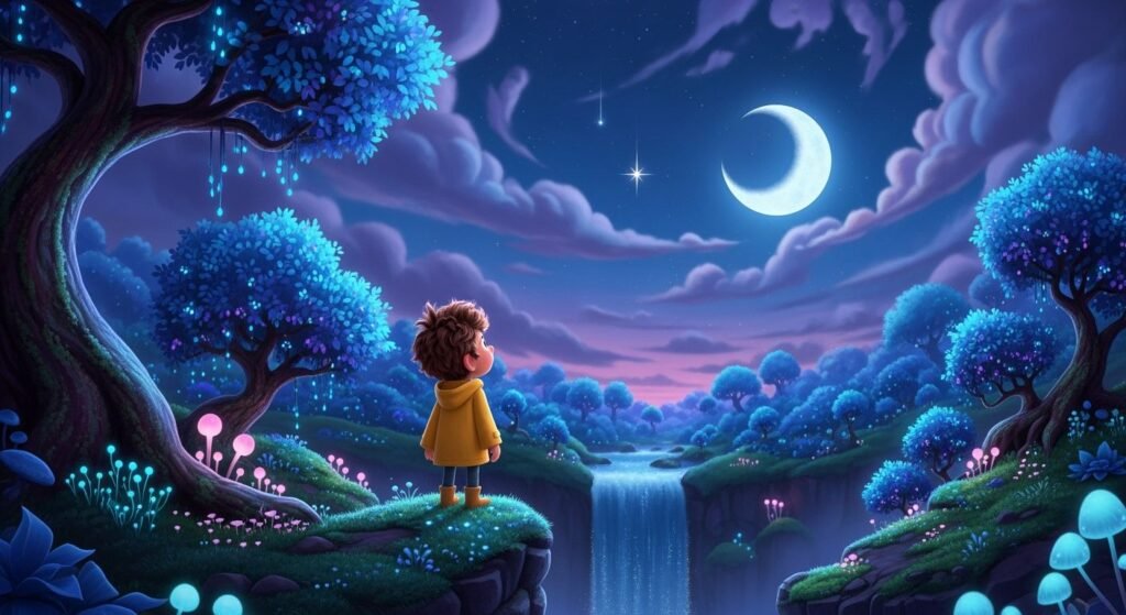 Beautiful dreamy cartoon pixar dark image 4