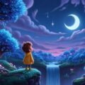 Beautiful dreamy cartoon