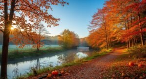 Beautiful fall background image 4