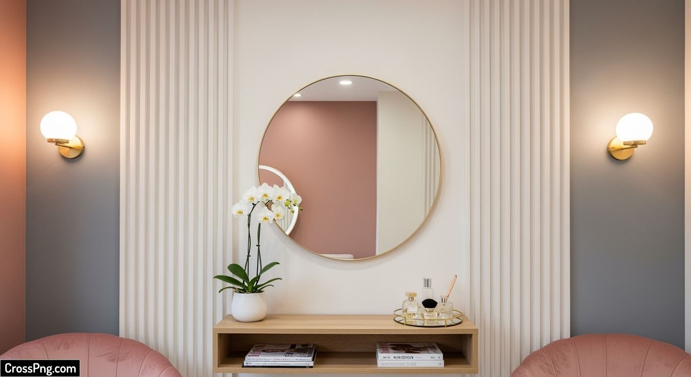Beauty parlour background design image