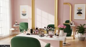 Beauty parlour background image