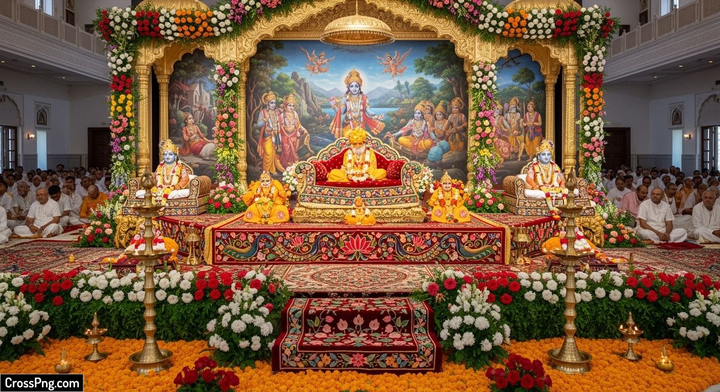 Bhagwat background hd image 3