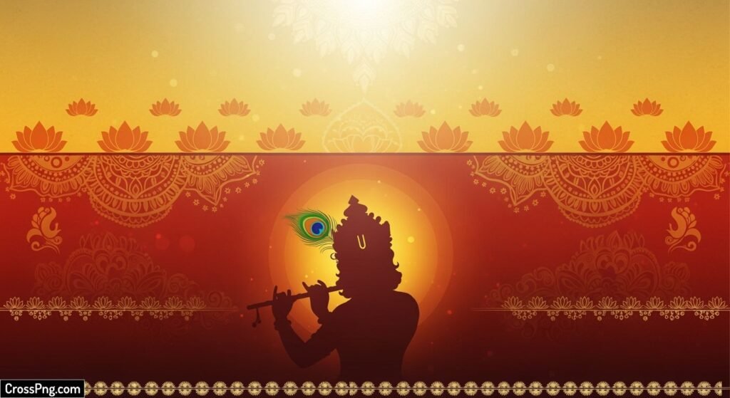 Bhagwat card background image