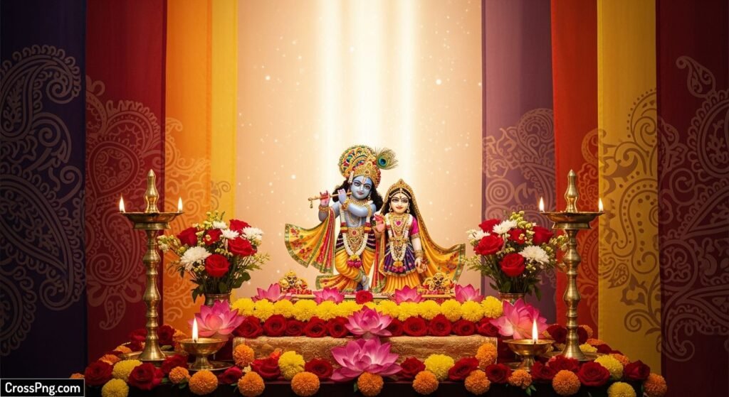 Bhagwat katha background hd image