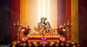 Bhagwat katha background hd image