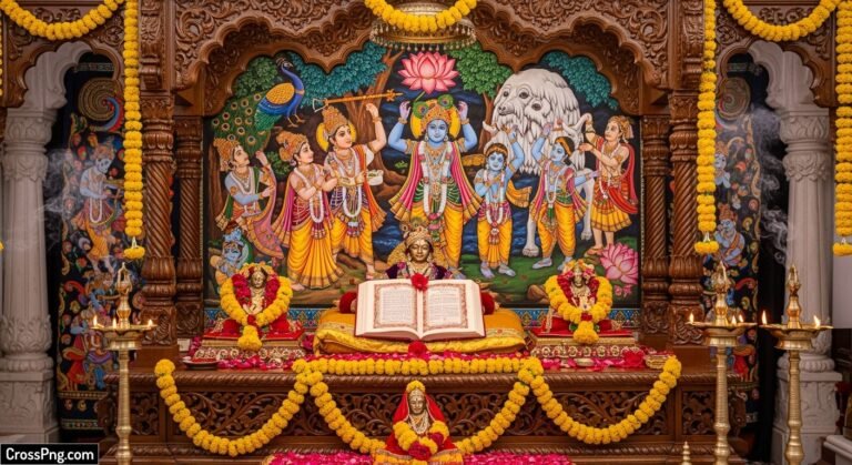 Bhagwat katha background image