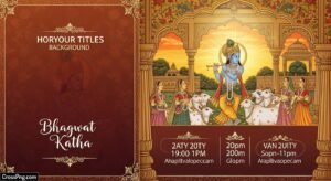 Bhagwat katha poster background image 3