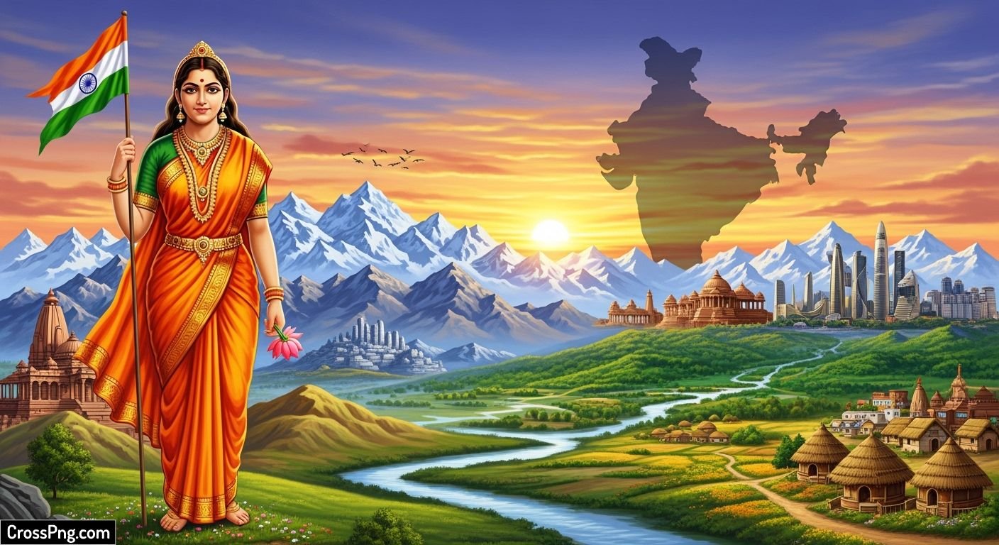 Bharat mata background image 2